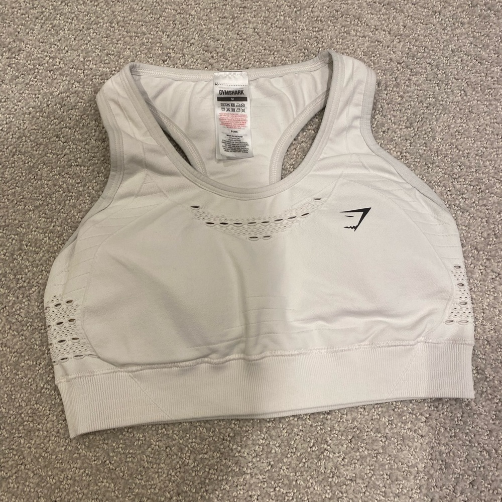 Gymshark Energy Seamless Sport Bra Coconut White